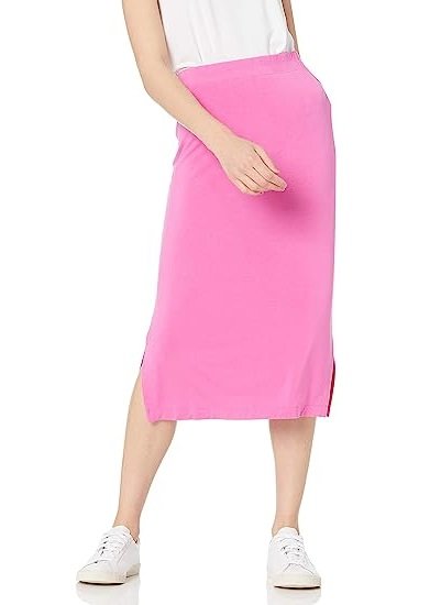 Women's Pull-On Knit Midi Skirt
